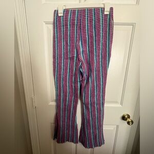 Free People multicolored flared pull on pants